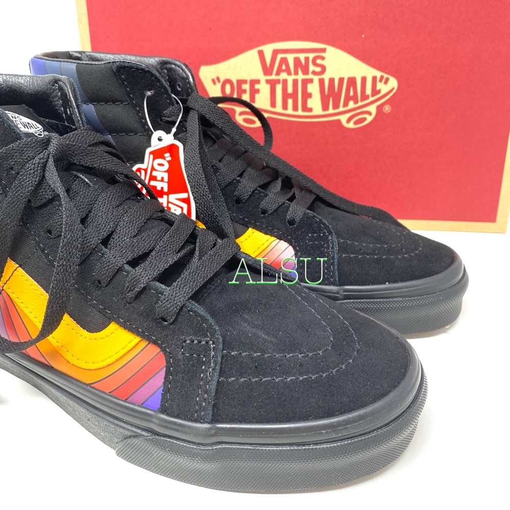 VANS SK8-HI Reissue Refract Suede Black Casual Shoes Women’s Size VN0A4U3DWN6 - Picture 4 of 11